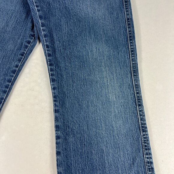 Y2K Calvin Klein Jeans Women's Measured 30x29* Slim Boot Cut Blue Denim Tag 10 - Picture 3 of 16
